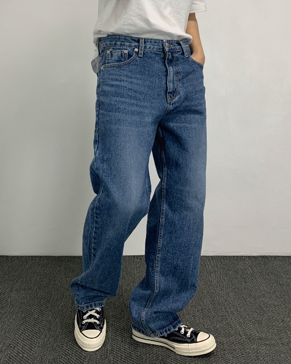 LF semi-wide jeans (2color)